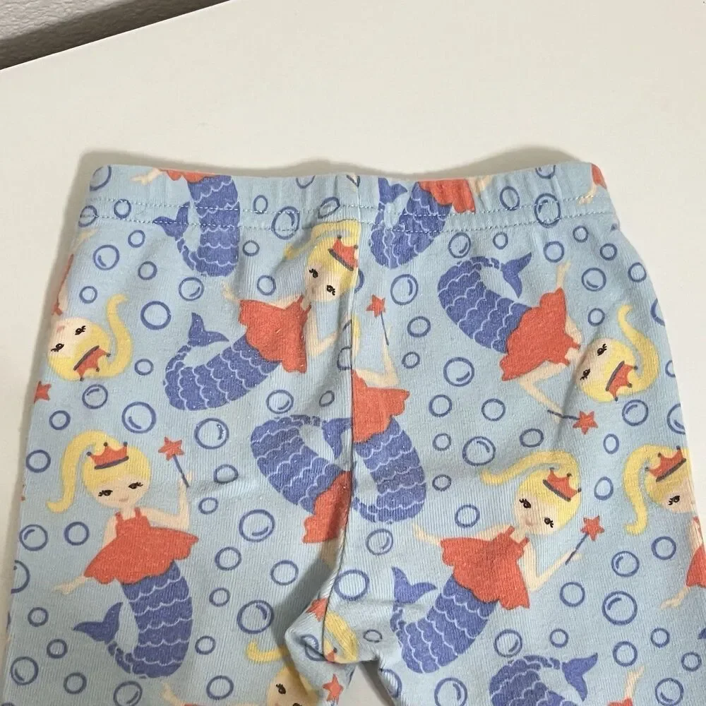 Gymboree Fairy Mermaid Magic Pajamas Shorts 2-Pc Set Girls Size 6-12 Months